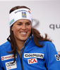 Maria Pietilae-Holmner of Sweden during Audi Media Talk event, which was held on Thursday, 24th of October 2013 in Soelden, Austria. Audi Media Talk is traditional media event before start of Audi FIS Alpine skiing World cup, which will start with women giant slalom race on Saturday, 26th of October, followed by men giant slalom race which will also be held on Rettenbach glacier above Soelden, Austria, on Sunday, 27th of October 2013.

