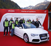 German team during Audi Media Talk event, which was held on Thursday, 24th of October 2013 in Soelden, Austria. Audi Media Talk is traditional media event before start of Audi FIS Alpine skiing World cup, which will start with women giant slalom race on Saturday, 26th of October, followed by men giant slalom race which will also be held on Rettenbach glacier above Soelden, Austria, on Sunday, 27th of October 2013.
