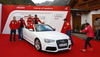 Team of USA during Audi Media Talk event, which was held on Thursday, 24th of October 2013 in Soelden, Austria. Audi Media Talk is traditional media event before start of Audi FIS Alpine skiing World cup, which will start with women giant slalom race on Saturday, 26th of October, followed by men giant slalom race which will also be held on Rettenbach glacier above Soelden, Austria, on Sunday, 27th of October 2013.
