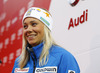 Frida Hansdotter of Sweden during Audi Media Talk event, which was held on Thursday, 24th of October 2013 in Soelden, Austria. Audi Media Talk is traditional media event before start of Audi FIS Alpine skiing World cup, which will start with women giant slalom race on Saturday, 26th of October, followed by men giant slalom race which will also be held on Rettenbach glacier above Soelden, Austria, on Sunday, 27th of October 2013.
