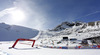 Finish area and race track on Rettenbach glacier on Friday, 25th of October 2013, day before start of Audi FIS Alpine skiing World cup, which will start with women giant slalom race on Saturday, 26th of October, followed by men giant slalom race which will also be held on Rettenbach glacier above Soelden, Austria, on Sunday, 27th of October 2013.
