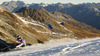 Anna Fenninger of Austria skiing during first run of Audi FIS Alpine skiing World cup giant slalom race. Women giant slalom race of Audi FIS Alpine skiing World cup 2013-2014 was held on Saturday, 26th of October 2013 on Rettenbach glacier above Soelden, Austria.
