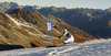 Viktoria Rebensburg of Germany skiing during first run of Audi FIS Alpine skiing World cup giant slalom race. Women giant slalom race of Audi FIS Alpine skiing World cup 2013-2014 was held on Saturday, 26th of October 2013 on Rettenbach glacier above Soelden, Austria.
