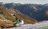 Maria Hoefl-Riesch of Germany skiing during first run of Audi FIS Alpine skiing World cup giant slalom race. Women giant slalom race of Audi FIS Alpine skiing World cup 2013-2014 was held on Saturday, 26th of October 2013 on Rettenbach glacier above Soelden, Austria.
