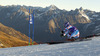 Tessa Worley of France skiing during first run of Audi FIS Alpine skiing World cup giant slalom race. Women giant slalom race of Audi FIS Alpine skiing World cup 2013-2014 was held on Saturday, 26th of October 2013 on Rettenbach glacier above Soelden, Austria.
