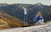 Frida Hansdotter of Sweden skiing during first run of Audi FIS Alpine skiing World cup giant slalom race. Women giant slalom race of Audi FIS Alpine skiing World cup 2013-2014 was held on Saturday, 26th of October 2013 on Rettenbach glacier above Soelden, Austria.
