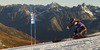 Mikaela Shiffrin of USA skiing during first run of Audi FIS Alpine skiing World cup giant slalom race. Women giant slalom race of Audi FIS Alpine skiing World cup 2013-2014 was held on Saturday, 26th of October 2013 on Rettenbach glacier above Soelden, Austria.
