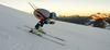 Andreas Romar of Finland testing skis before start of Audi FIS Alpine skiing World cup giant slalom race. Women giant slalom race of Audi FIS Alpine skiing World cup 2013-2014 was held on Saturday, 26th of October 2013 on Rettenbach glacier above Soelden, Austria.
