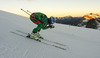 Mitja Zupan, coach of Andreas Romar of Finland testing skis before start of Audi FIS Alpine skiing World cup giant slalom race. Women giant slalom race of Audi FIS Alpine skiing World cup 2013-2014 was held on Saturday, 26th of October 2013 on Rettenbach glacier above Soelden, Austria.
