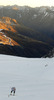 Andreas Romar of Finland testing skis before start of Audi FIS Alpine skiing World cup giant slalom race. Women giant slalom race of Audi FIS Alpine skiing World cup 2013-2014 was held on Saturday, 26th of October 2013 on Rettenbach glacier above Soelden, Austria.
