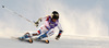 Lara Gut of Switzerland skiing during first run of Audi FIS Alpine skiing World cup giant slalom race. Women giant slalom race of Audi FIS Alpine skiing World cup 2013-2014 was held on Saturday, 26th of October 2013 on Rettenbach glacier above Soelden, Austria.

