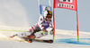 Kathrin Zettel of Austria skiing during first run of Audi FIS Alpine skiing World cup giant slalom race. Women giant slalom race of Audi FIS Alpine skiing World cup 2013-2014 was held on Saturday, 26th of October 2013 on Rettenbach glacier above Soelden, Austria.
