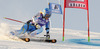 Jessica Lindell-Vikarby of Sweden skiing during first run of Audi FIS Alpine skiing World cup giant slalom race. Women giant slalom race of Audi FIS Alpine skiing World cup 2013-2014 was held on Saturday, 26th of October 2013 on Rettenbach glacier above Soelden, Austria.
