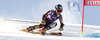 Mikaela Shiffrin of USA skiing during first run of Audi FIS Alpine skiing World cup giant slalom race. Women giant slalom race of Audi FIS Alpine skiing World cup 2013-2014 was held on Saturday, 26th of October 2013 on Rettenbach glacier above Soelden, Austria.
