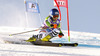 Veronique Hronek of Germany skiing during first run of Audi FIS Alpine skiing World cup giant slalom race. Women giant slalom race of Audi FIS Alpine skiing World cup 2013-2014 was held on Saturday, 26th of October 2013 on Rettenbach glacier above Soelden, Austria.
