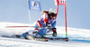 Fabienne Suter of Switzerland skiing during first run of Audi FIS Alpine skiing World cup giant slalom race. Women giant slalom race of Audi FIS Alpine skiing World cup 2013-2014 was held on Saturday, 26th of October 2013 on Rettenbach glacier above Soelden, Austria.
