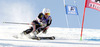 Sofija Novoselic of Croatia skiing during first run of Audi FIS Alpine skiing World cup giant slalom race. Women giant slalom race of Audi FIS Alpine skiing World cup 2013-2014 was held on Saturday, 26th of October 2013 on Rettenbach glacier above Soelden, Austria.
