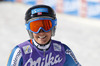 Nina Loeseth of Norway reacts in finish area of the second run of Audi FIS Alpine skiing World cup giant slalom race. Women giant slalom race of Audi FIS Alpine skiing World cup 2013-2014 was held on Saturday, 26th of October 2013 on Rettenbach glacier above Soelden, Austria.
