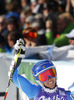 Maria Pietilae-Holmner of Sweden reacts in finish area of the second run of Audi FIS Alpine skiing World cup giant slalom race. Women giant slalom race of Audi FIS Alpine skiing World cup 2013-2014 was held on Saturday, 26th of October 2013 on Rettenbach glacier above Soelden, Austria.

