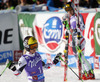 Fourth placed Anna Fenninger of Austria reacts in finish area of the second run of Audi FIS Alpine skiing World cup giant slalom race. Women giant slalom race of Audi FIS Alpine skiing World cup 2013-2014 was held on Saturday, 26th of October 2013 on Rettenbach glacier above Soelden, Austria.
