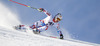 Alexis Pinturault of France skiing during first run of men Audi FIS Alpine skiing World cup giant slalom race. Men giant slalom race of Audi FIS Alpine skiing World cup 2013-2014 was held on Sunday, 27th of October 2013 on Rettenbach glacier above Soelden, Austria.
