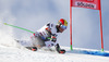 Marcel Hirscher of Austria skiing during first run of men Audi FIS Alpine skiing World cup giant slalom race. Men giant slalom race of Audi FIS Alpine skiing World cup 2013-2014 was held on Sunday, 27th of October 2013 on Rettenbach glacier above Soelden, Austria.
