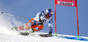 Aksel Lund Svindal of Norway skiing during first run of men Audi FIS Alpine skiing World cup giant slalom race. Men giant slalom race of Audi FIS Alpine skiing World cup 2013-2014 was held on Sunday, 27th of October 2013 on Rettenbach glacier above Soelden, Austria.
