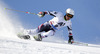 Marcel Mathis of Austria skiing during first run of men Audi FIS Alpine skiing World cup giant slalom race. Men giant slalom race of Audi FIS Alpine skiing World cup 2013-2014 was held on Sunday, 27th of October 2013 on Rettenbach glacier above Soelden, Austria.
