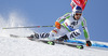 Fritz Dopfer of Germany skiing during first run of men Audi FIS Alpine skiing World cup giant slalom race. Men giant slalom race of Audi FIS Alpine skiing World cup 2013-2014 was held on Sunday, 27th of October 2013 on Rettenbach glacier above Soelden, Austria.
