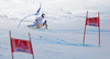 Marcus Sandell of Finland skiing during first run of men Audi FIS Alpine skiing World cup giant slalom race. Men giant slalom race of Audi FIS Alpine skiing World cup 2013-2014 was held on Sunday, 27th of October 2013 on Rettenbach glacier above Soelden, Austria.
