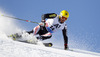 Ivica Kostelic of Croatia skiing during first run of men Audi FIS Alpine skiing World cup giant slalom race. Men giant slalom race of Audi FIS Alpine skiing World cup 2013-2014 was held on Sunday, 27th of October 2013 on Rettenbach glacier above Soelden, Austria.

