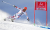Cyprien Richard of France skiing during first run of men Audi FIS Alpine skiing World cup giant slalom race. Men giant slalom race of Audi FIS Alpine skiing World cup 2013-2014 was held on Sunday, 27th of October 2013 on Rettenbach glacier above Soelden, Austria.
