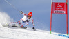 Cyprien Richard of France skiing during first run of men Audi FIS Alpine skiing World cup giant slalom race. Men giant slalom race of Audi FIS Alpine skiing World cup 2013-2014 was held on Sunday, 27th of October 2013 on Rettenbach glacier above Soelden, Austria.
