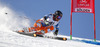 Leif Kristian Haugen of Norway skiing during first run of men Audi FIS Alpine skiing World cup giant slalom race. Men giant slalom race of Audi FIS Alpine skiing World cup 2013-2014 was held on Sunday, 27th of October 2013 on Rettenbach glacier above Soelden, Austria.
