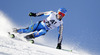 Matts Olsson of Sweden skiing during first run of men Audi FIS Alpine skiing World cup giant slalom race. Men giant slalom race of Audi FIS Alpine skiing World cup 2013-2014 was held on Sunday, 27th of October 2013 on Rettenbach glacier above Soelden, Austria.
