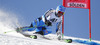 Matts Olsson of Sweden skiing during first run of men Audi FIS Alpine skiing World cup giant slalom race. Men giant slalom race of Audi FIS Alpine skiing World cup 2013-2014 was held on Sunday, 27th of October 2013 on Rettenbach glacier above Soelden, Austria.
