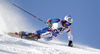 Gino Caviezel of Switzerland skiing during first run of men Audi FIS Alpine skiing World cup giant slalom race. Men giant slalom race of Audi FIS Alpine skiing World cup 2013-2014 was held on Sunday, 27th of October 2013 on Rettenbach glacier above Soelden, Austria.

