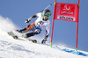 Samu Torsti of Finland skiing during first run of men Audi FIS Alpine skiing World cup giant slalom race. Men giant slalom race of Audi FIS Alpine skiing World cup 2013-2014 was held on Sunday, 27th of October 2013 on Rettenbach glacier above Soelden, Austria.

