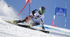 Samu Torsti of Finland skiing during first run of men Audi FIS Alpine skiing World cup giant slalom race. Men giant slalom race of Audi FIS Alpine skiing World cup 2013-2014 was held on Sunday, 27th of October 2013 on Rettenbach glacier above Soelden, Austria.
