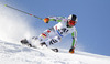 Benedikt Staubitzer of Germany skiing during first run of men Audi FIS Alpine skiing World cup giant slalom race. Men giant slalom race of Audi FIS Alpine skiing World cup 2013-2014 was held on Sunday, 27th of October 2013 on Rettenbach glacier above Soelden, Austria.
