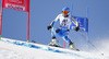 Jon Olsson of Sweden skiing during first run of men Audi FIS Alpine skiing World cup giant slalom race. Men giant slalom race of Audi FIS Alpine skiing World cup 2013-2014 was held on Sunday, 27th of October 2013 on Rettenbach glacier above Soelden, Austria.
