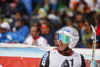 Bode Miller of USA reacts in finish of the second run of men Audi FIS Alpine skiing World cup giant slalom race. Men giant slalom race of Audi FIS Alpine skiing World cup 2013-2014 was held on Sunday, 27th of October 2013 on Rettenbach glacier above Soelden, Austria.
