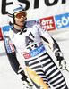 Marcus Sandell of Finland reacts in finish area of the first run of Audi FIS Alpine skiing World cup giant slalom race. Men giant slalom race of Audi FIS Alpine skiing World cup 2013-2014 was held on Sunday, 27th of October 2013 on Rettenbach glacier above Soelden, Austria.
