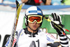 Marcus Sandell of Finland reacts in finish area of the first run of Audi FIS Alpine skiing World cup giant slalom race. Men giant slalom race of Audi FIS Alpine skiing World cup 2013-2014 was held on Sunday, 27th of October 2013 on Rettenbach glacier above Soelden, Austria.

