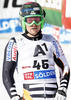 Samu Torsti of Finland reacts in finish area of the first run of Audi FIS Alpine skiing World cup giant slalom race. Men giant slalom race of Audi FIS Alpine skiing World cup 2013-2014 was held on Sunday, 27th of October 2013 on Rettenbach glacier above Soelden, Austria.
