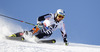Marcus Sandell of Finland skiing during first run of men Audi FIS Alpine skiing World cup giant slalom race. Men giant slalom race of Audi FIS Alpine skiing World cup 2013-2014 was held on Sunday, 27th of October 2013 on Rettenbach glacier above Soelden, Austria.
