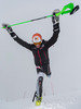 Marc Diegruber of Austria during practice session of mens Slalomteam of  Austrian Ski Team OeSV at Moelltaler Glacier in Flattach, Austria on 2013/10/29.
