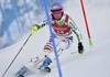 Maria Hoefl-Riesch of Germany during 1st run of ladies Slalom of FIS ski alpine world cup at the Levi Black course in Levi, Finland on 2013/11/16.
