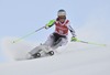 Nicole Hosp of Austria during 1st run of ladies Slalom of FIS ski alpine world cup at the Levi Black course in Levi, Finland on 2013/11/16.
