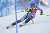 Anna Swenn-Larsson of Sweden during 1st run of ladies Slalom of FIS ski alpine world cup at the Levi Black course in Levi, Finland on 2013/11/16.
